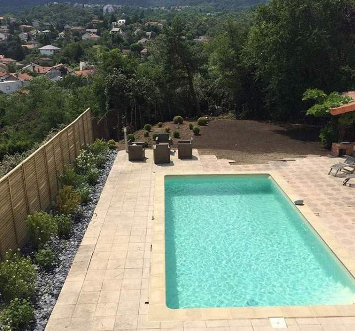 Aménagement jardin et piscine Chamalières